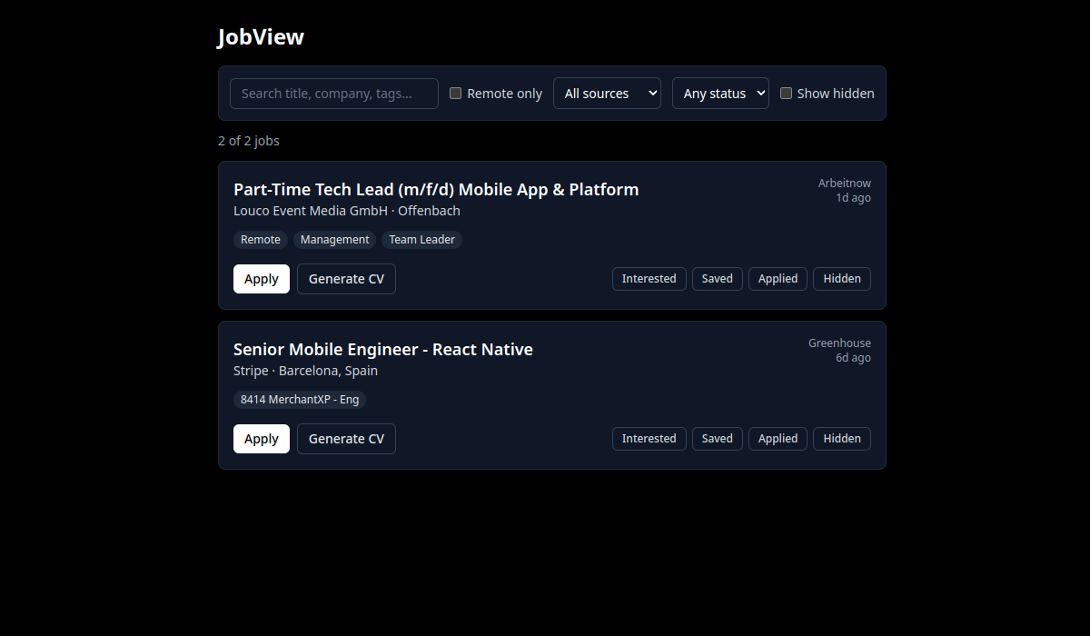 JobView